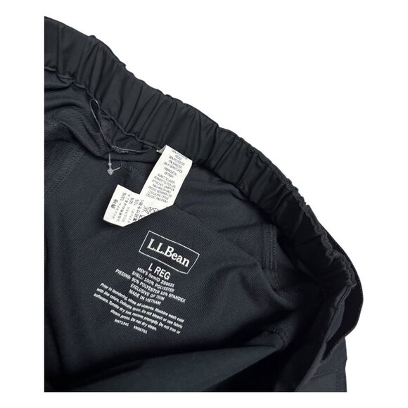 LL BEAN Waterproof Outdoor Windbreaker Black Splash Pants Mens Large - Picture 4 of 5